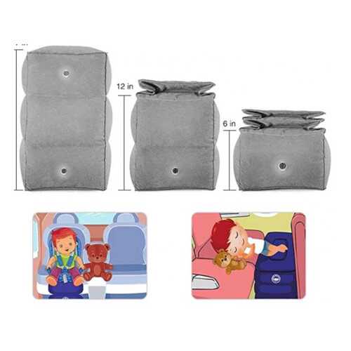 Подушка-кроватка для детей в самолет с пеленочкой в Спортмастер