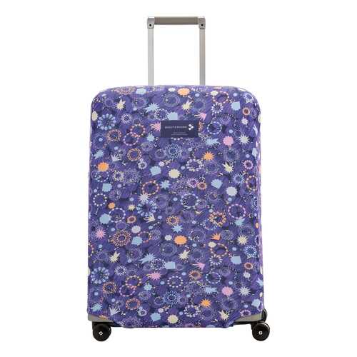 Чехол для чемодана Routemark Искры и блестки ART.LEBEDEV by SP310 M/L фиолетовый в Спортмастер