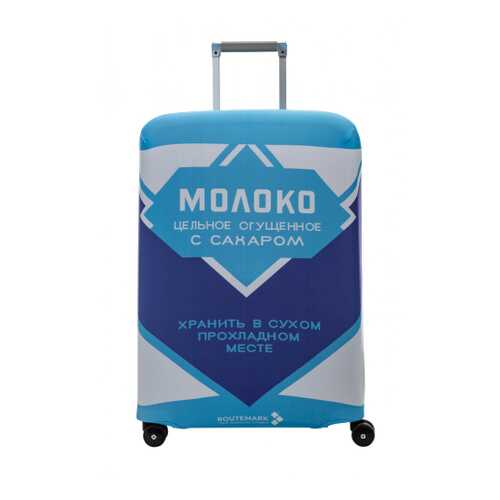 Чехол для чемодана Routemark Milk&Sugar синий M/L в Спортмастер