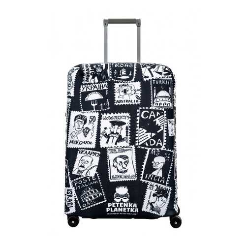 Чехол для чемодана Routemark Петенька Планетка - Ж*па Мира черный M/L в Спортмастер
