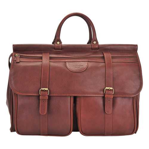 Дорожная сумка кожаная Dr. Koffer P246330-02-05 коричневая 48 x 20 x 35 в Спортмастер