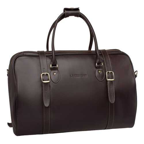 Дорожная сумка кожаная Lakestone 974081 коричневая 50 x 27 x 31 в Спортмастер