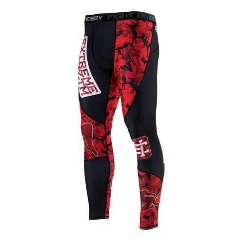 Компрессионные штаны Extreme Hobby Red Warrior черные, M, 190 см в Спортмастер