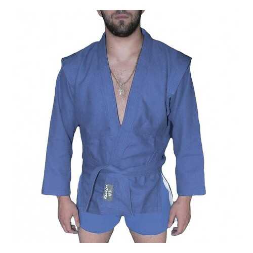 Куртка для единоборств Atemi AX5J синяя, L, 170-175 см в Спортмастер