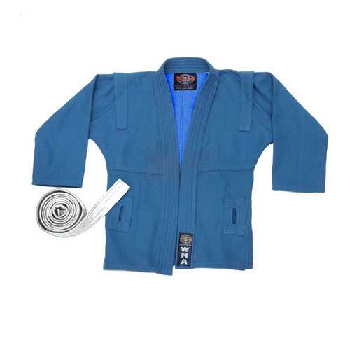 Куртка для самбо WMA Hawk WSJ-43 синяя, 1, 140 см в Спортмастер