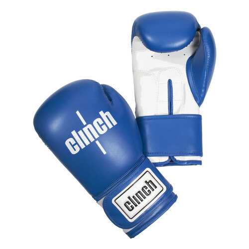 Боксерские перчатки Clinch Fight синие 12 унций в Спортмастер