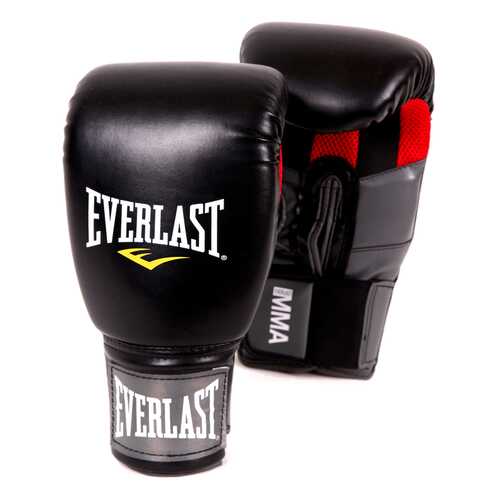 Боксерские перчатки Everlast Clinch Strike черные 12 унций в Спортмастер