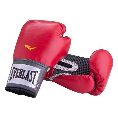 Боксерские перчатки Everlast Pro Style Anti-MB красные 10 унций в Спортмастер