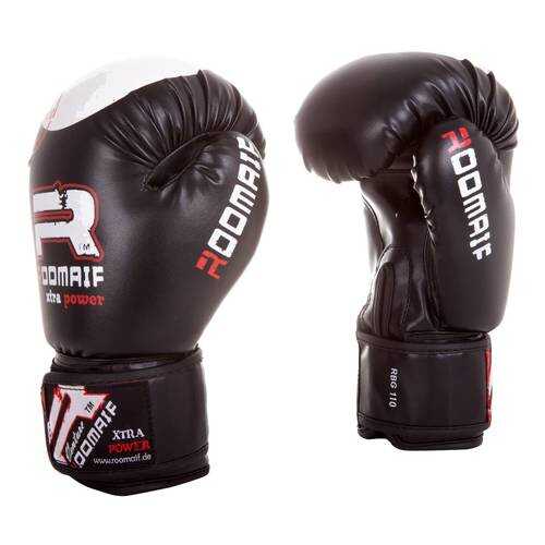 Боксерские перчатки Roomaif RBG-110 черные 12 унций в Спортмастер