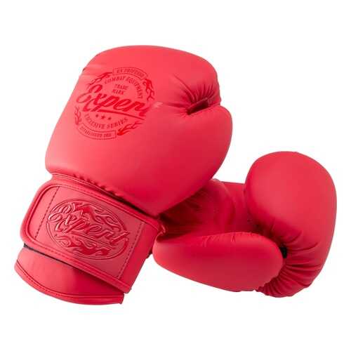 Fight Expert Перчатки боксерские BGS-V012, красный, 12 oz в Спортмастер