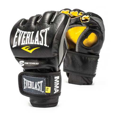 Перчатки боевые Everlast MMA Competition L/XL черные 4 унции в Спортмастер