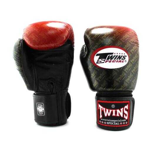 Перчатки боксерские Twins FBGVL3-TW1 FANCY BOXING GLOVES черно-красные в Спортмастер