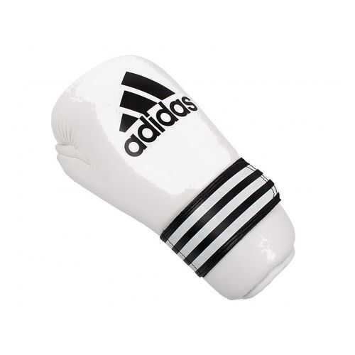 Перчатки полуконтакт Adidas Semi Contact Gloves XS белые 8 унций в Спортмастер
