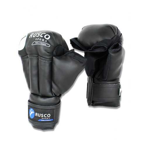 Rusco Перчатки для рукопашного боя, к/з, черный - 12 в Спортмастер
