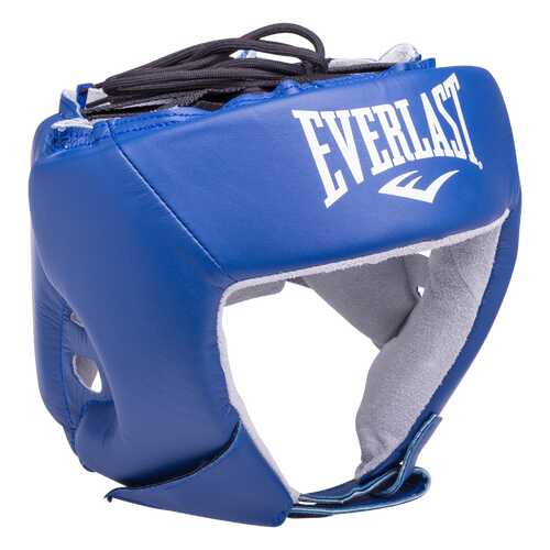 Шлем открытый Everlast USA Boxing 610406U, L, кожа, синий в Спортмастер