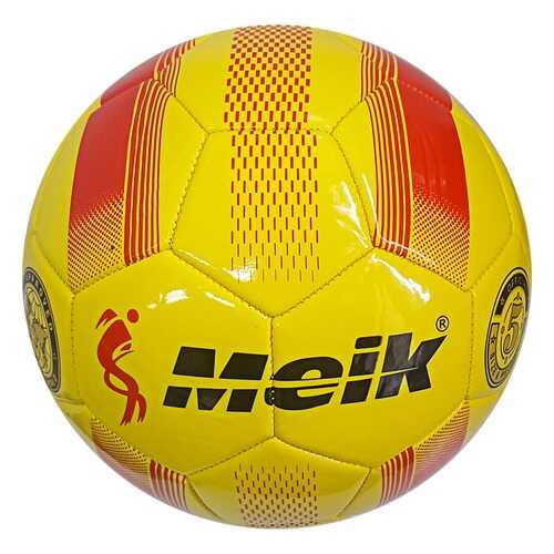 B31315-4 Мяч футбольный Meik-078 2-слоя, (желтый), TPU+PVC 2.7, 410-420 г в Спортмастер