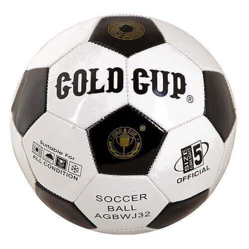 Футбольный мяч Gratwest Official Gold Cup Т18134 №5 white/black в Спортмастер