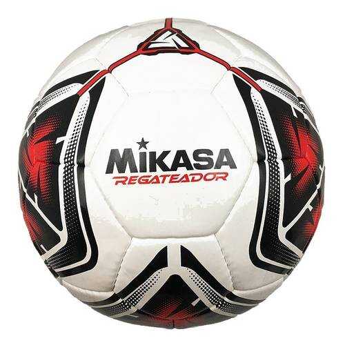 Футбольный мяч Mikasa Regateador №5 white/red/black в Спортмастер