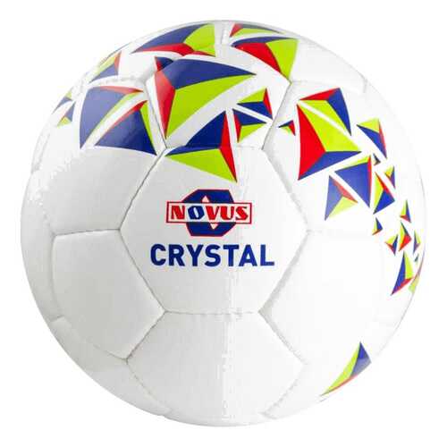 Футбольный мяч Novus Crystal №4 белый/красный/синий в Спортмастер