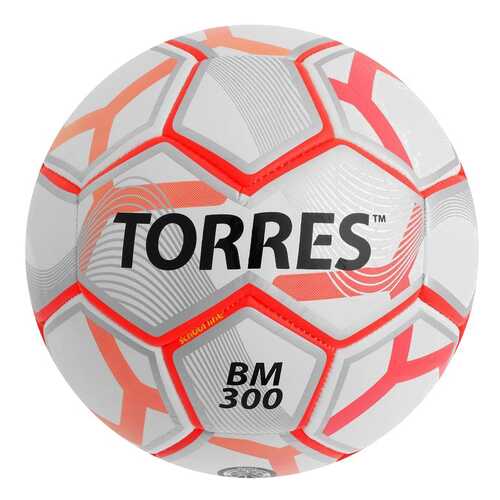 Футбольный мяч Torres BM 300 №4 white/red в Спортмастер