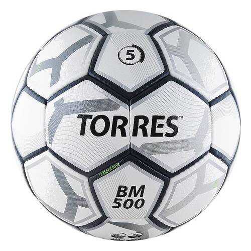 Футбольный мяч Torres BM 500 №5 white в Спортмастер