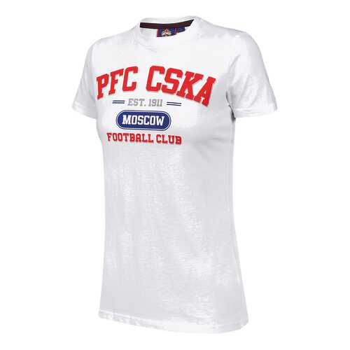 Футболка ПФК ЦСКА PFC CSKA Moscow, белая, XS в Спортмастер