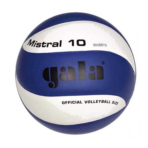 Волейбольный мяч Gala Mistral 10 №5 blue/white в Спортмастер