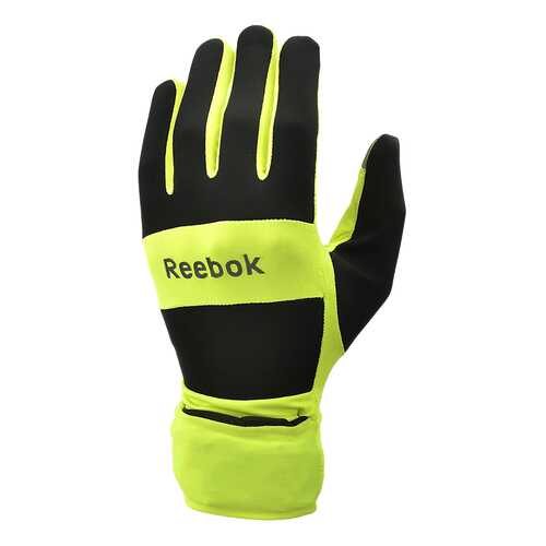Перчатки Reebok RRGL-10133YL, neon/black, M в Спортмастер