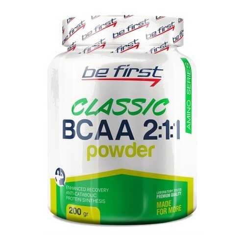 Be First Bcaa 2:1:1 classic powder 200 г (вкус: вишня) в Спортмастер