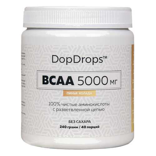 DopDrops BCAA 5000 240 г пина колада в Спортмастер