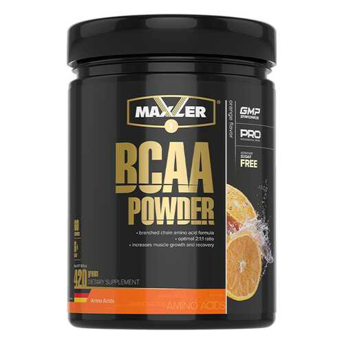 Maxler BCAA Powder 2:1:1 Sugar Free 420 г orange в Спортмастер