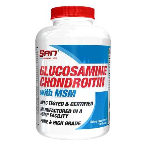 SAN Glucosamine Chondroitin MSM 180 tab (180 таблеток) в Спортмастер