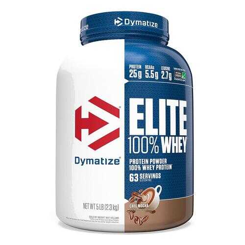 Протеин Dymatize Nutrition Elite Whey 2270 г Cafe Mocha в Спортмастер
