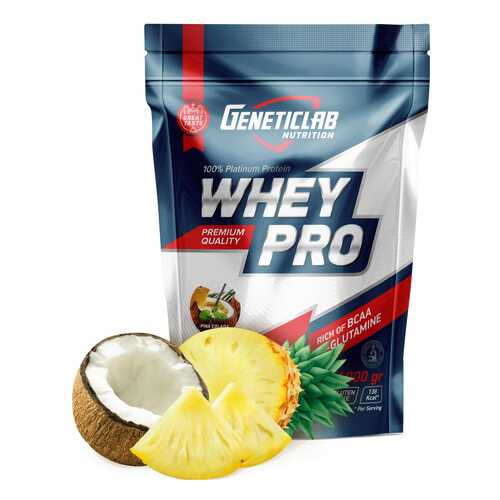 Протеин GeneticLab Nutrition Whey Pro 1000 г Pina Colada в Спортмастер