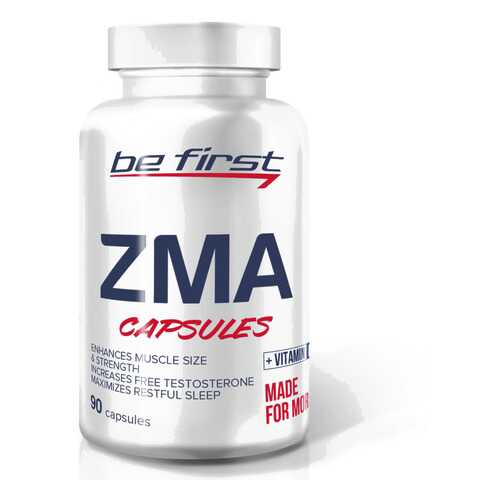 Be First ZMA + vitamin D3 (90 капсул) - магний цинк витамины для мужского здоровья в Спортмастер