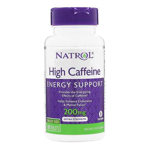 Энергетический напиток Natrol High Caffeine нет в Спортмастер