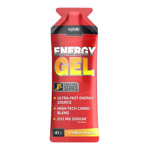Энергетический напиток VPLab Energy Gel 41 г цитрус в Спортмастер