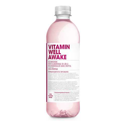 Vitamin Well Напиток Vitamin Well Awake, 500 мл, вкус: малина в Спортмастер