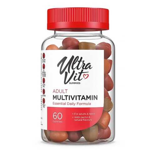 UltraVit Gummies Adult Multivitamin, 60 таб, вкус: апельсин-ваниль в Спортмастер