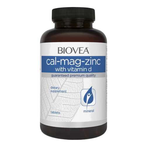 Витаминный комплекс BIOVEA Calcium Magnesium Zinc 90 таблеток в Спортмастер