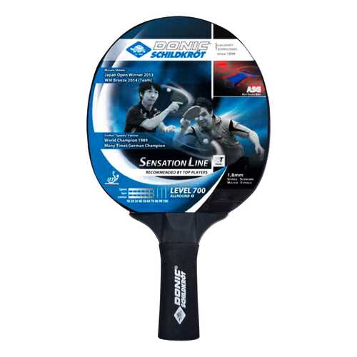 Ракетка для настольного тенниса Donic 734403 Sensation 700, черная в Спортмастер