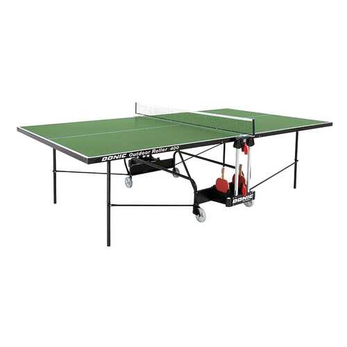Теннисный стол Donic Outdoor Roller 400 зеленый, с сеткой в Спортмастер