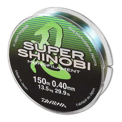 Леска монофильная Daiwa Super Shinobi 0,4 мм, 150 м, 13,5 кг в Спортмастер