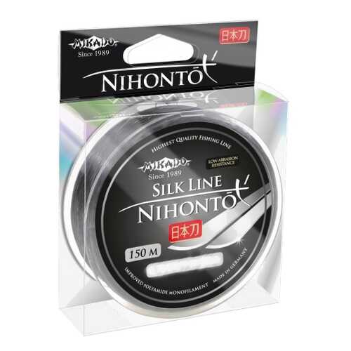 Леска монофильная Mikado Nihonto Silk Line 0,22 мм, 150 м, 6,3 кг в Спортмастер