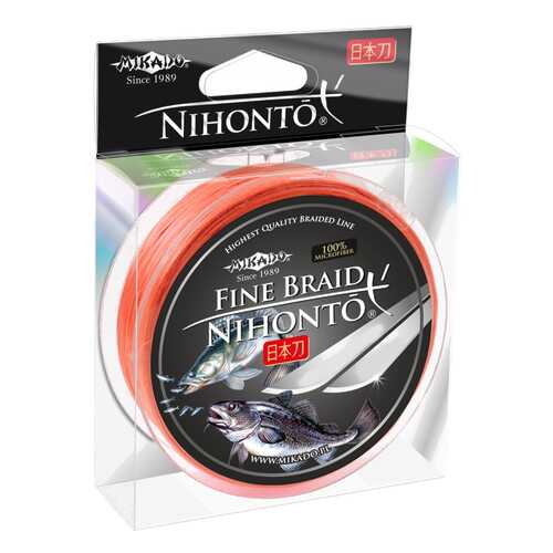 Леска плетеная Mikado Nihonto Fine 0,4 мм, 150 м, 34,9 кг в Спортмастер