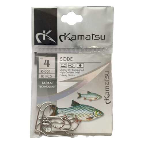 Рыболовные крючки Kamatsu Sode №4, 10 шт. в Спортмастер