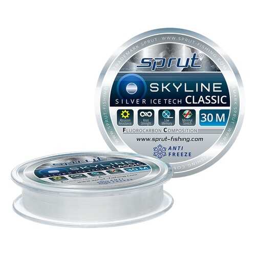 Леска монофильная Sprut Skyline Classic Silver, 30 м, 0,145 мм, 4,05 кг в Спортмастер