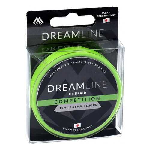 Шнур плетеный Mikado Dreamline Competition 0,12 мм, 10 м, 10,21 кг в Спортмастер