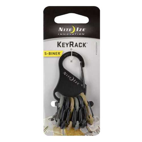 Набор карабинов Nite Ize S-Biner KeyRack KRK-03-01BG Black/Camo в Спортмастер