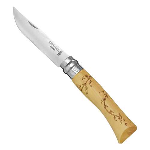 Туристический нож Opinel 001551 №7 Tradition Nature Leaf в Спортмастер